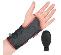 HAILM Polso Compressione, Tutore per Mano Stecca Polso, per Dolore, Cisti Gangliare, Tunnel Carpale, Artrite, Tendinite, Stabilizzatore Braccio per Uomini e Donne (Nero),Right Hand