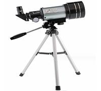 HAILM Professionale Telescopio Astronomico Kit 300Mm Lunghezza Focale 70Mm Calibro per Principianti Adulti Bambini Hobbisti per Osservare La Luna Osservare la Luna Pianeti con Treppiede Stabile