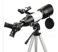 HAILM Telescopi Deep Space Con Treppiede Regolabile in Altezza, 400Mm Lunghezza Focale 70Mm Calibertravel Scope Per Pianeti Lunari E Osservazione Delle Stelle, Ideale Per Bambini E Principianti