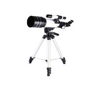 HAILM Telescopio Per Principianti Astronomia,300Mm Lunghezza Focale 70Mm Caliber Deep Space Telescopi Per Adulti, Portable Travel Essential, Per Amici Familiari Per Natale Regali,Bianca