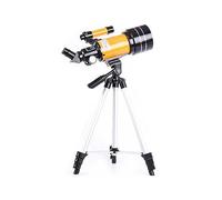 HAILM Telescopio Per Principianti Astronomia,300Mm Lunghezza Focale 70Mm Caliber Deep Space Telescopi Per Adulti, Portable Travel Essential, Per Amici Familiari Per Natale Regali,Arancia