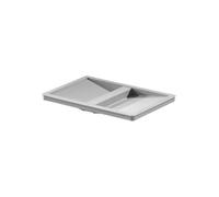 Hailo 1104849 - Coperchio in plastica con Impugnatura, 298 x 209 x 22 mm, Colore: Grigio
