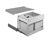 Hailo 3644801 Pattumiera TR Swing 60.2/30 m per armadi di Larghezza 600 mm con Porta Girevole