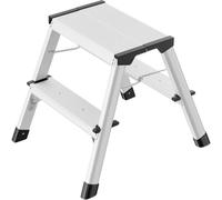 Hailo 4442-701 D60 Alluminio Sgabello pieghevole a doppia salita Pieghevole Al