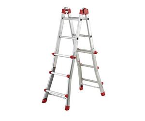 HAILO 7516-151 - Escalera aluminio telescópica multiposición ProfiStep Multi (4x3 peldaños)