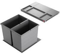 Hailo Cucina Pattumiera Incasso 60cm Cassetto Altezze 40cm Estrazione Frontale