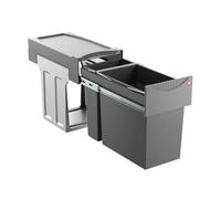Hailo, Pattumiera da Incasso Estraibile, Grigio (Grau)