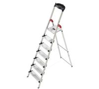 Hailo Profistep - Scaletta di sicurezza XXL in alluminio, grigio, 5_8817-001