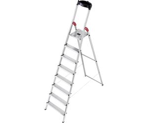 HAILO Scala alluminio 8 gradini Domestica h 345 cm - 8160-801 - L60