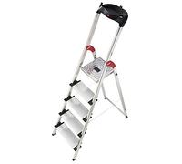 HAILO Scala PROFISTEP XXL 5 gradini in alluiminio con gradino extra largo