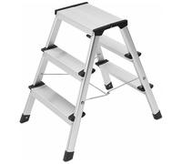 Hailo - Scaletta Pieghevole in Alluminio 3 Gradini L90 Step-ke