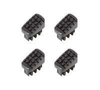 Hailo Set di 4 piedini per scale domestiche L20, L40, L50 e L60, 35 x 20 mm, nero, 9915-711