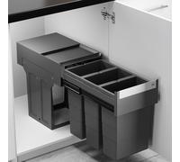 Hailo Tandem Cucina Pattumiera 24 Litro Incasso Da 40cm Armadio 3-fach