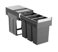 Hailo Tandem Cucina Pattumiera 24 Litro Incasso Da 40cm Armadio 3-fach