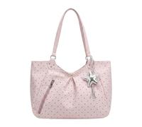 Hailong Ming Borsa Tote, Borsa a Tracolla Pratica E Semplice per L'uso Quotidiano, Ideale per Lavora in Ufficio E per è Sempre in Movimento, Rosa