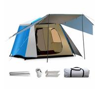 Hailong Ming Campeggio Automatica 3-4, Impermeabile e con Protezione Solare, Ideale per Famiglie e Piccoli Gruppi