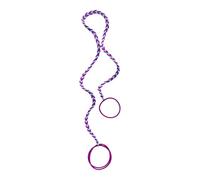Hailong Ming Elastico per Capelli, Elastico a Spirale, Elastico Intrecciato, Elastico in Nylon, Non Tira E Non Si Annoda, Fascia per Capelli Resistente per Sport a, ROSSO