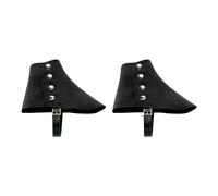 Hailong Ming Ghette da Uomo Ghette da Gangster Accessori per Costumi Ghette con Bottoni a Pressione Copriscarpe, Nero
