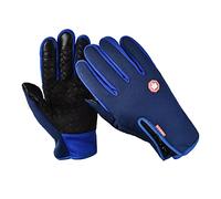 Hailong Ming Guanti Invernali con Touchscreen, Antiscivolo, Impermeabili, Isolamento Termico per Il Freddo, Ideali per Correre, Andare in Bicicletta O,