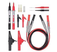Hailong Ming Puntali Multimetro Professionali 1000V 20A con Sonde Intercambiabili per Test Elettrici