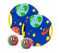 Hailong Ming Toss e Cattura Gioco della Palla, Giochi da Giardino per Bambini, Racchettoni da Spiaggia, Giochi da Esterno per Bambini con Palla