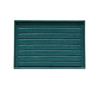 Hailong Ming Vassoio Portagioielli Organizer Ornamento Cassetto Multiuso con Separazioni Struttura in Legno E Rivestimento Vellutato Protezione Gioielli Adatto