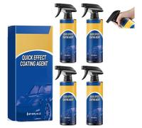 Hailoyearn Cars Scratch Effect Coating Agents, Advanced Car Quick-Acting Coating Agent Spray, Waterproof Scratch Remover, Uv Protection For Cars, Boats, Motorcycles (4pcs)