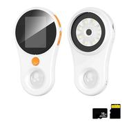 Hailoyearn Magnifying Glass, Portable Handheld Magnifying Glass, Handheld Digital Electron Microscope, 2"IPS Screen, 2MP Camera, 8 LED Lights, 1080p HD Photo/Video with 16G TF Memory Card (White)