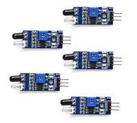 HaiMa 5 Pz Ir Infrarosso Modulo Sensore Di Evitamento Ostacolo Per Arduino Smart Car Robot-Blu