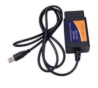 HaiMa Elm327 V 2.1 Interfaccia Usb Obd2 Diagnostico Auto Auto Scanner Scan Tool Cavo-Nero