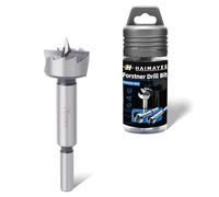 HAIMAYEE Punte Forstner 26mm Piatta Ad Alette,Punta Multidente Per Legno In Lega Premium Con Gambo Tondo Per Forare Legno,Plastica,Compensato