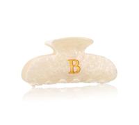 HAIMEIKANG Fermaglio per capelli in acrilico con lettera dell'alfabeto, con iniziale, grazioso, per capelli da sposa, con monogramma, molletta grande per capelli spessi