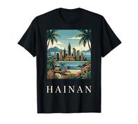 Hainan, Isola costiera, Orizzonte, Tropicale, Viaggio, Grafico Maglietta