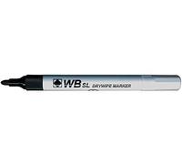 Hainenko WB SL Bullet Tip Dry Wipe Marker - Black (Pack of 100)