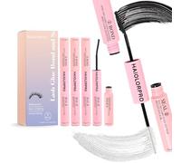 HAIOLORPRO 4PCS Colla Ciglia Finte Ciuffetti, Bond e Seal Ciglia, Colla per Ciglia Finte Lunga Durata Bond and Seal Lash Glue Individuali, Tenuta Forte e Resistente All'acqua, (5 ml+5 ml)/Pezzo