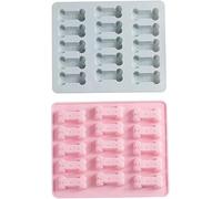 Haione Stampi in silicone per cioccolatini e torte, per biscotti, gelatine, budini, caramelle, cubetti di ghiaccio, sapone, ossa, stampo da forno