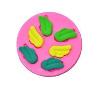 Haione Stampo in Silicone a Forma di Ali d'Angelo con Piume per Fondente,Stampo per Torte al Cioccolato,Decorazione per Biscotti,cubetti di Ghiaccio,Sapone,Candele e Caramelle Fai da Te (#2)