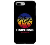 Haiphong Vietnam Beach Palm Tree Retro anni '80 Style Custodia per iPhone 7 Plus/8 Plus