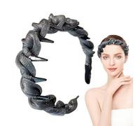 Hair Bands with Teeth, No Slip Tooth Headband, 5.31 Inches Comfortable Hair Styling Accessory, Flexible Build, Secure Design, for Wife, Sister, Girlfriend, Hairstyling Use