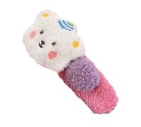 Hair Barrettes, Plush Bear Cute Side Clip Hairpin, Lightweight and Easy to Carry, Colorful Styling Accessories, for Daily Use, 5.12x1.97x1.18 Inches, Multicolor, 1 Piece