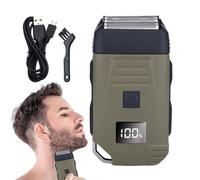 Hair Beard Trimmer, Beard Shaving Machine, Beard Grooming Kit, Hair Trimmer, Men Grooming Kit, Waterproof Beard Trimmer, Men Grooming Set, Protective Net Trimmer, for Men Grooming