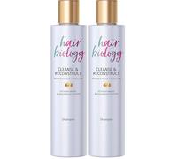 Hair Biology Cleanse & Reconstruct Shampoo, Detergente Profondo Shampoo, 250 ml (Confezione da 2)