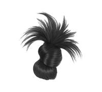 Hair Bun Extension, Bun Wig, Portable Clip on Hairpieces, Messy Updo Fleece, Versatile Synthetic Fake Hairpiece for Casual, Events, Gatherings, Cosplay Looks, Multicolor