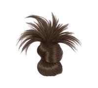 Hair Bun Extension, Bun Wig, Portable Clip on Hairpieces, Messy Updo Fleece, Versatile Synthetic Fake Hairpiece for Casual, Events, Gatherings, Cosplay Looks, Multicolor