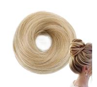 Hair Bun, Messy Women Hair Piece, Synthetic Ponytail Extension, Donut Style Hairpieces, Updo Styling Accessory for Girls Dance Birthday Wedding Dating Events, 2.56x2.56 inches
