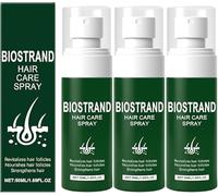Hair Care Spray,Biostrand Hair Growth Spray,Gentle Non-Greasy Scalp Nourishment for Radiant Strands, Promotes Thicker Natural Hair, Suitable for All Hair Type (3 pcs)