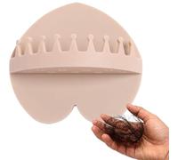 Hair Catcher - Shower Hair Catcher Wall - Silicone Anti-Clog Catching With Suction Cups - Wall-Mount HairTrap Collector For Bathroom Kitchen Tub Drain, Prevents Clogs Easy To Install and Clean