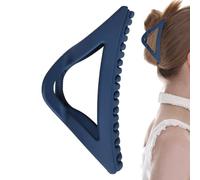 Hair Claw Clips, Fashion Non-Slip Hairpin Grip, Headdress Barrette for Thick Hairs, 3 Neutral Colors for Women Casual Beach Festival Vacation Party Blue/Black/Wine Red/Coffee