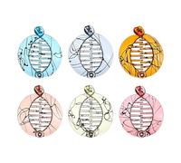 Hair Claw Clips, Non Slip Fashion Accessories, 6 Piece Size for Styling Utility, Small Grip Feature, Beauty Utility Category, Hair Clips for Women Girls Thick Medium Thin Long Short Curly Hairs