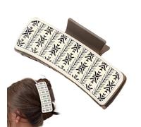 Hair Claw Clips, Non-Slip PU Hair Claws for Women, Vintage Hairpins and Hairgrips, Comfortable Headdress Hair Accessories for Girlfriend, Mother, and Everyday Use Non-Slip PU Hair Claw Clips